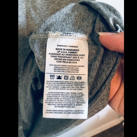 Nike Gray & Black Baseball Dri-Fit Tee - Picture 6 of 6